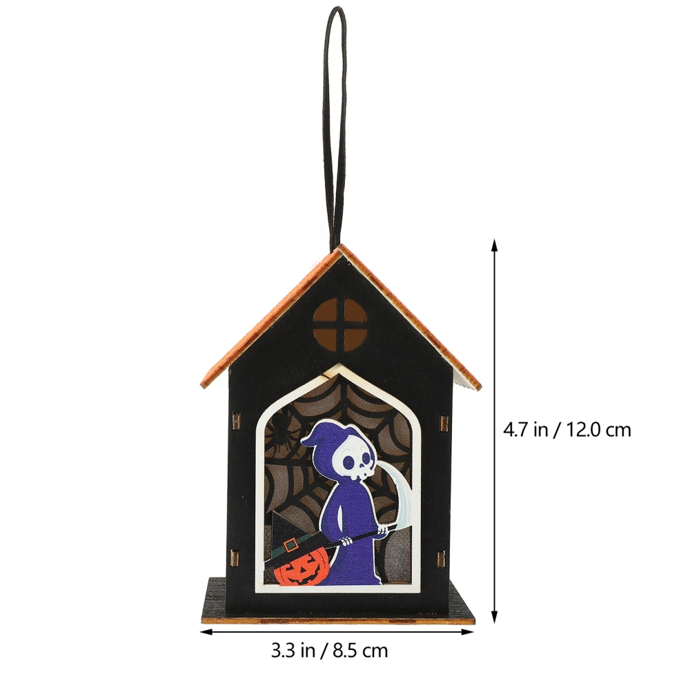 Halloween House Hanging Decorative Small House Hanging Cabin Door Decor