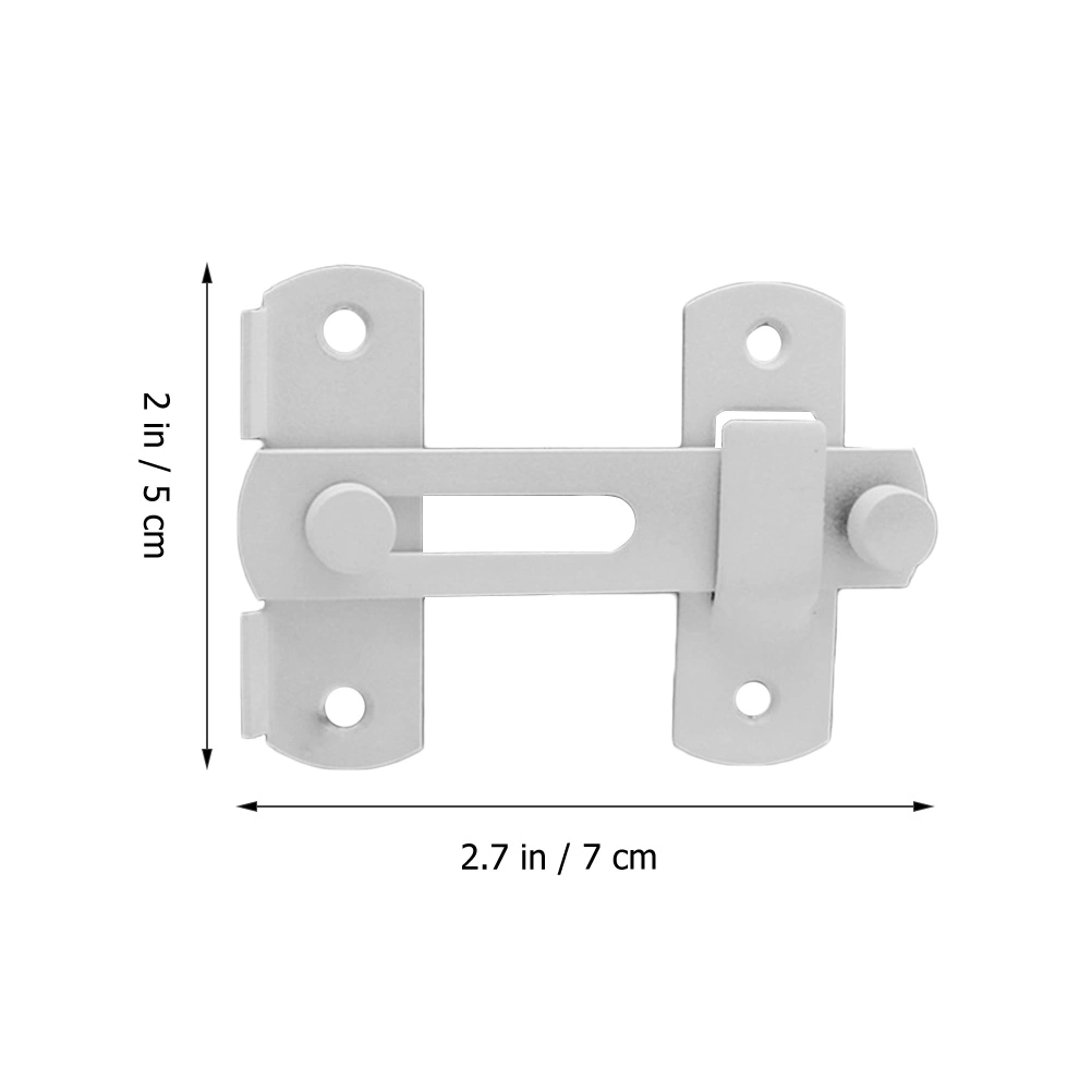 2pcs Stainless Steel Door Locks Sliding Gate Buckles Thicken Fence Latch Locks