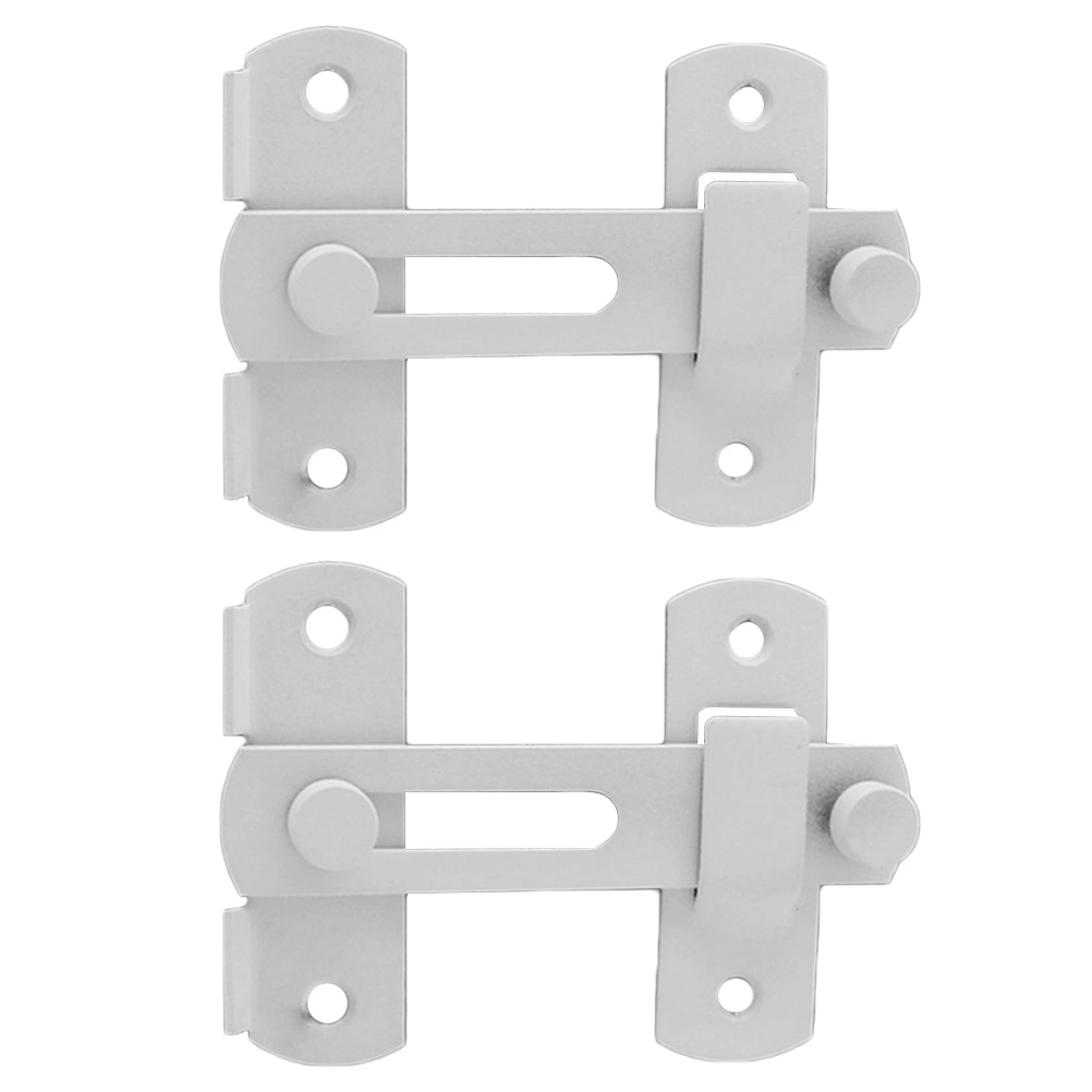 2pcs Stainless Steel Door Locks Sliding Gate Buckles Thicken Fence Latch Locks