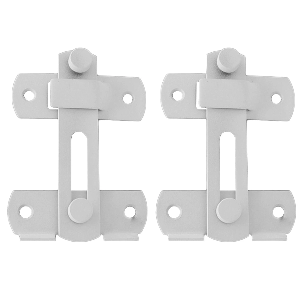 2pcs Stainless Steel Door Locks Sliding Gate Buckles Thicken Fence Latch Locks