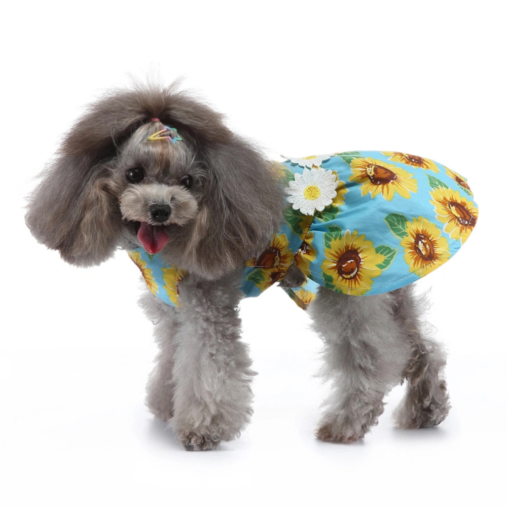 Summer Puppy Skirt Adorable Dog Dress Pet Party Dress Up Costume Clothing