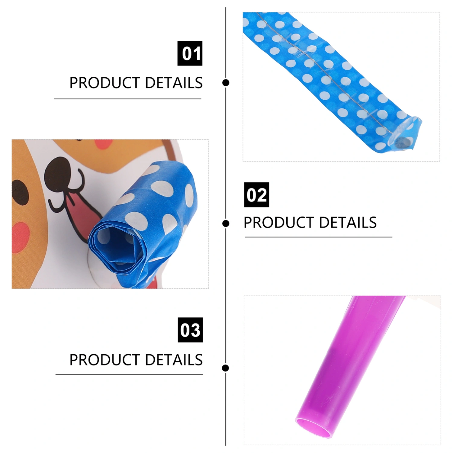 10 Sets Funny Birthday Party Blowouts Blowers Musical Party Blowouts Noisemakers (Corgi)