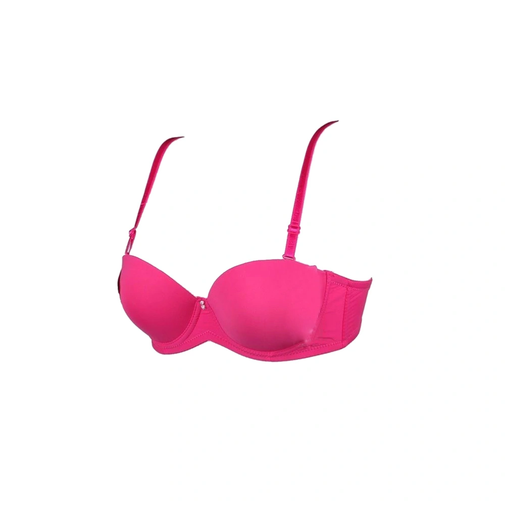 1/2 Cup Sexy Sweet Bra Underwear Push Up Women Ladies Bra Underwear - 36/80AB (Rosy)