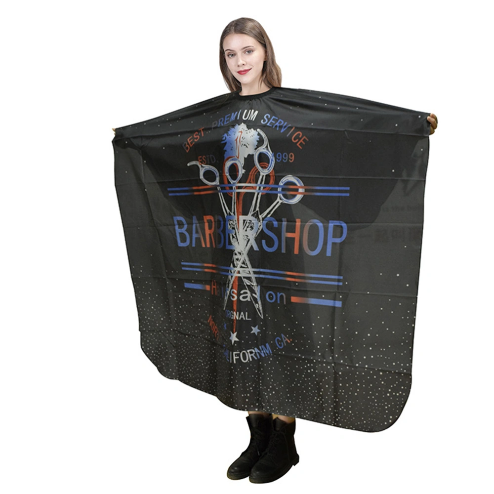 Non-sticky Hair Haircut Gown Professional Hair Cut Shawl Salon Cloak Haircut Apron for Adult Clients