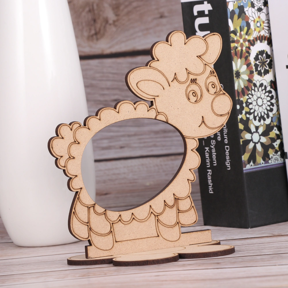 Easter Animal Wooden Adornment Chocolate Rack Party Chocolate Storage Shelf (Sheep)