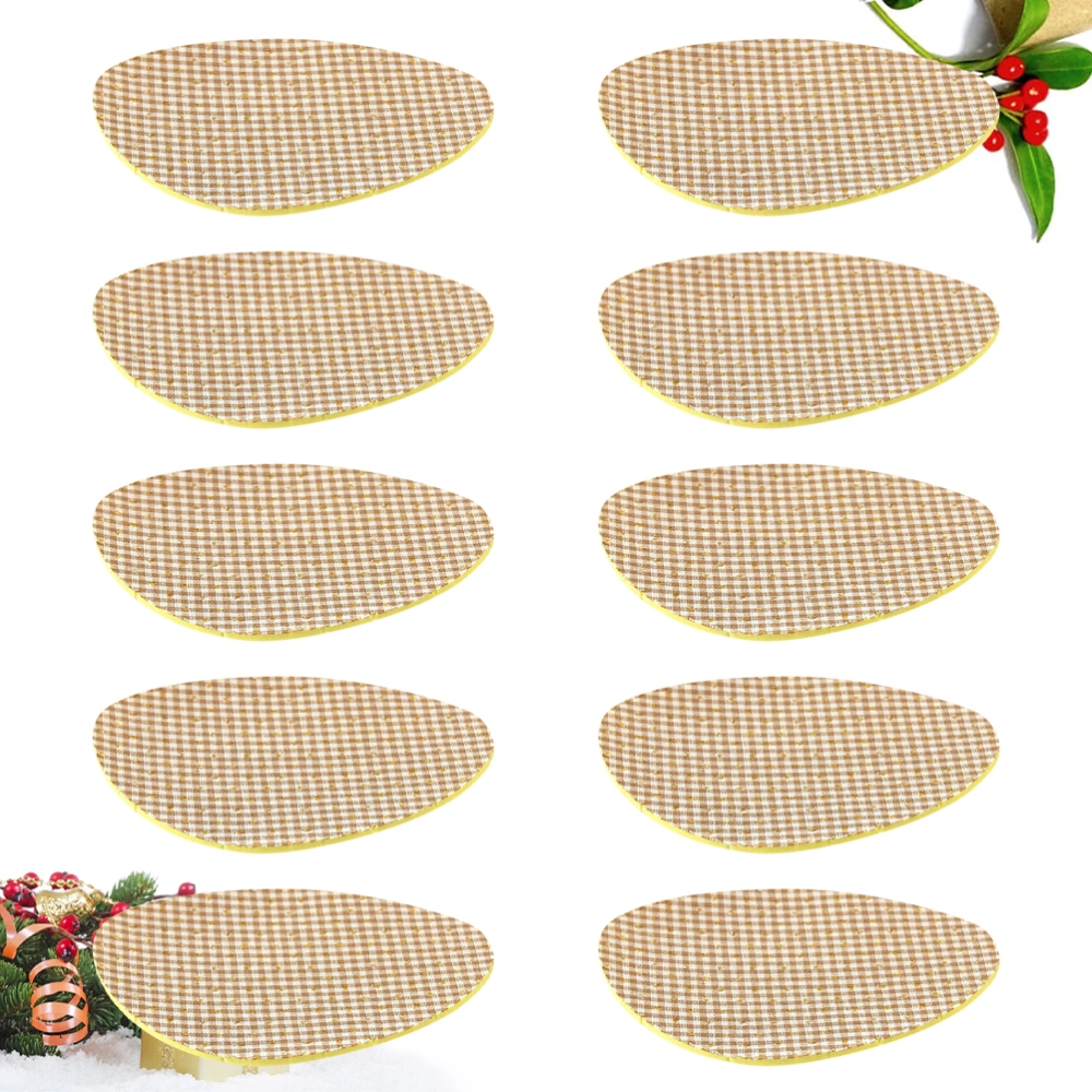 5 Pairs of Invisible Half Sole Mat Half a Yard Front Mat Skid Resistance Shoe Pad for Woman Men(Assorted Color)