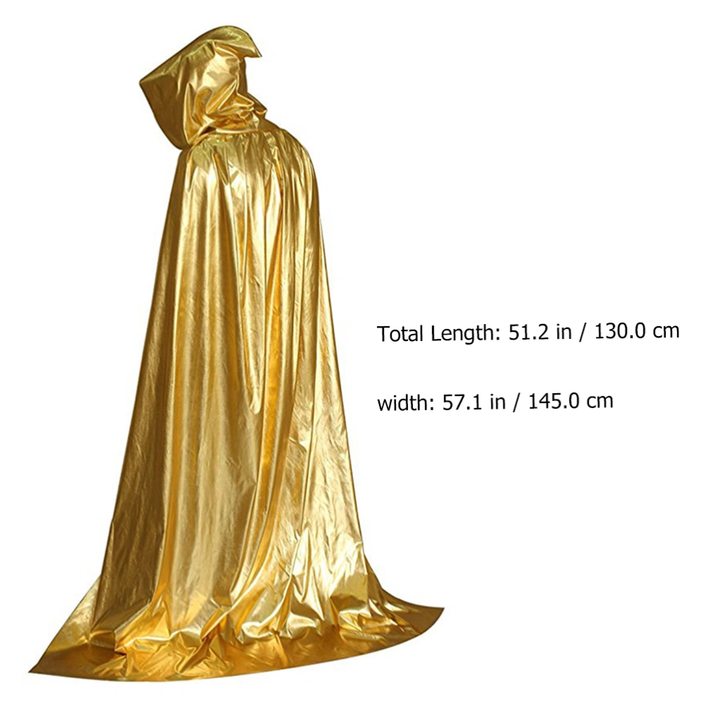 1pc Halloween Cloak Cape Hooded Cloak Halloween Cosplay Costume for Adults