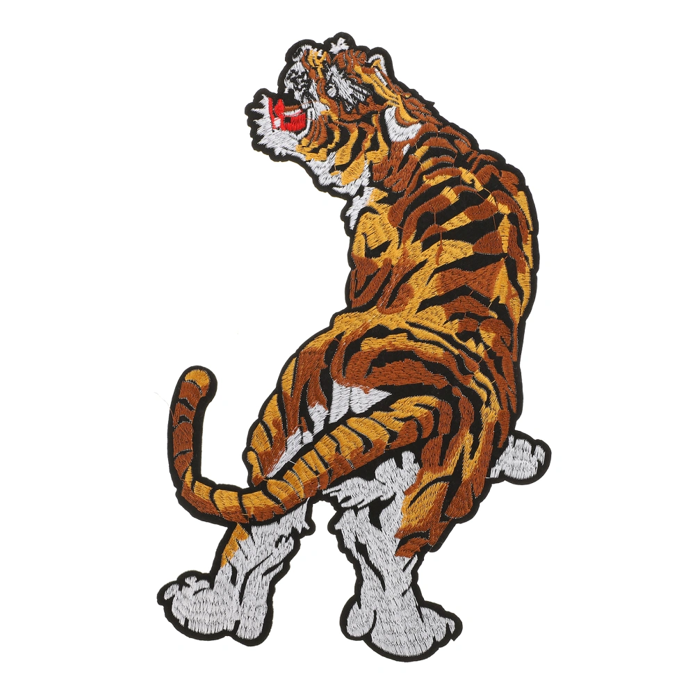 Animal Tiger Embroidery Patch Sewing Craft Decoration DIY Embroidered Applique