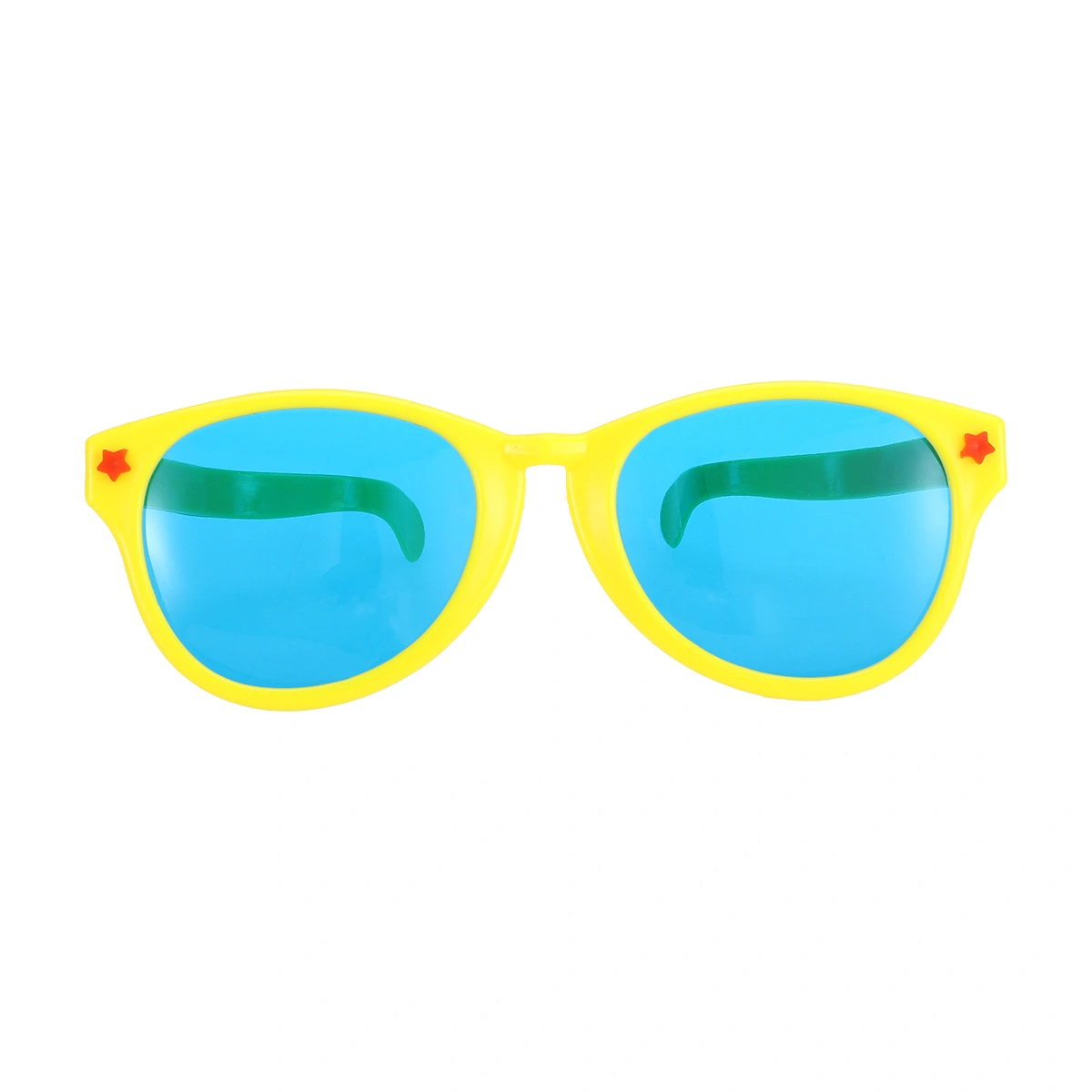 Fun Oversized Glasses Fashion Glasses for Party Club Performance (Yellow)