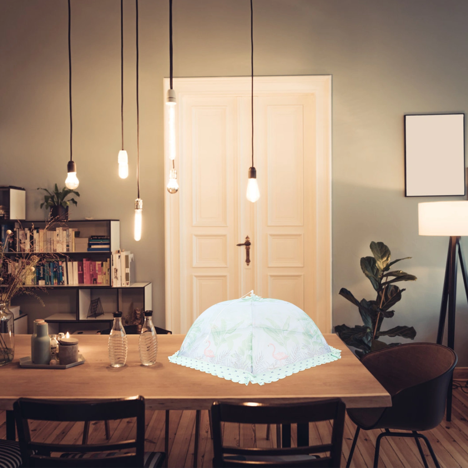 1Pc Household Foldable Dining Table And Vegetable Umbrella Protective Cover