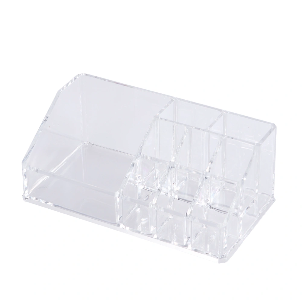 Transparent Acrylic Cosmetics Stratified Storage Box Drawer Type Dresser Organizer Desktop Makeup Holder (17*9.5*6.5cm)