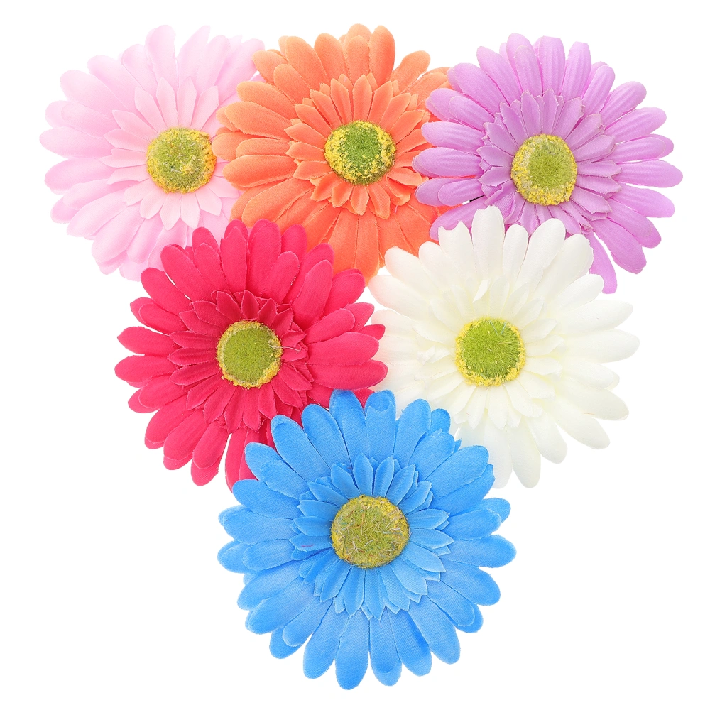 6pcs Bohemia Style Hair Clip Fashion Flower Hair Ornament Hawaii Hair Accessory (6 Colors)