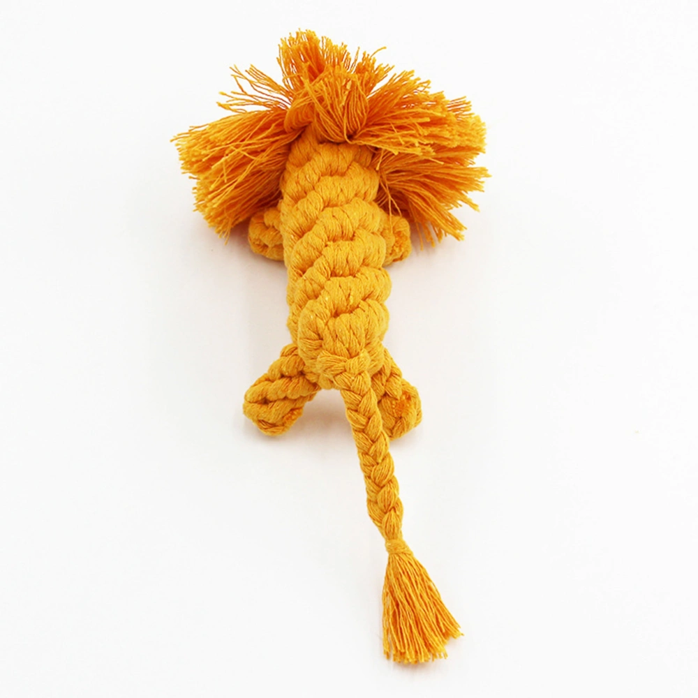 Pet Cotton Rope Toys Lionet Design Dog Chew Toys Puppy Cats Biting Toys