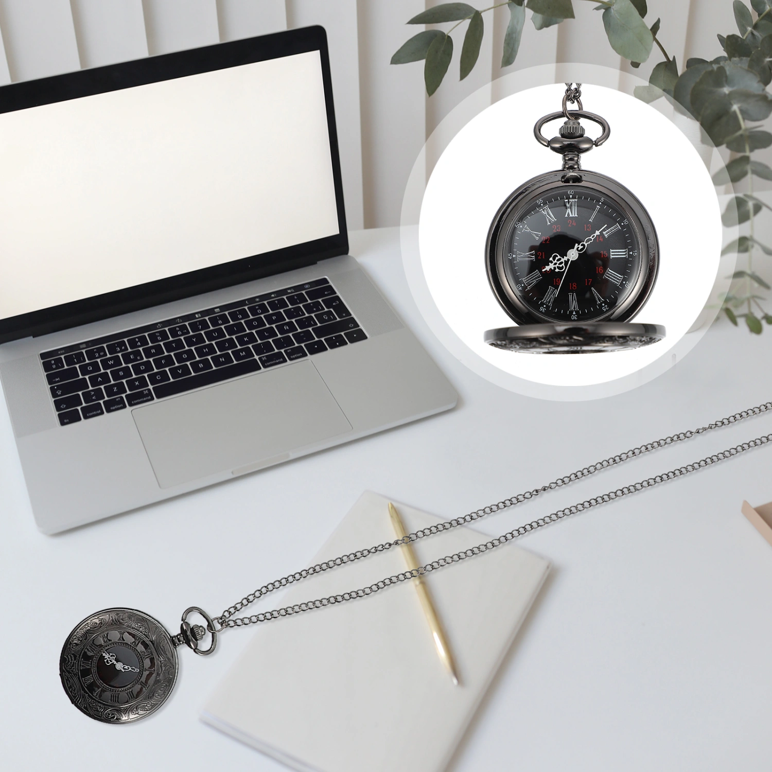  1pc Vintage Hanging Pocket Watch Delicate Pocket Watch Useful Pocket Watch
