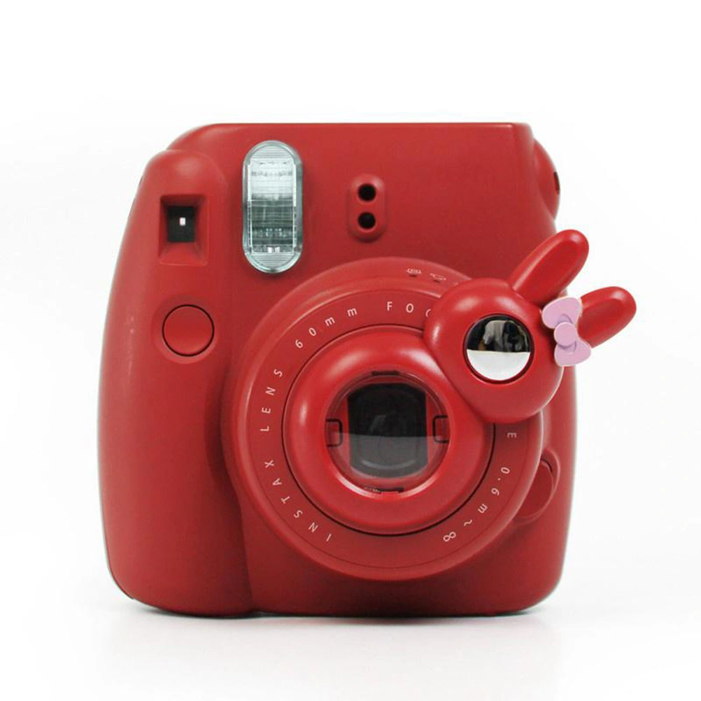 Rabbit Style Instant Camera Self-portrait Mirror for Fujifilm Mini 7/8 (Red)