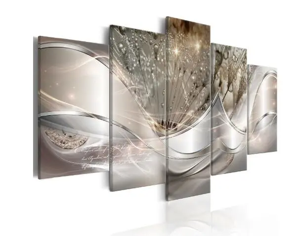 1 Set of Wall Art Canvas Print Dandelion Wall Art Print Canvas Painting Ornament Home Decoration