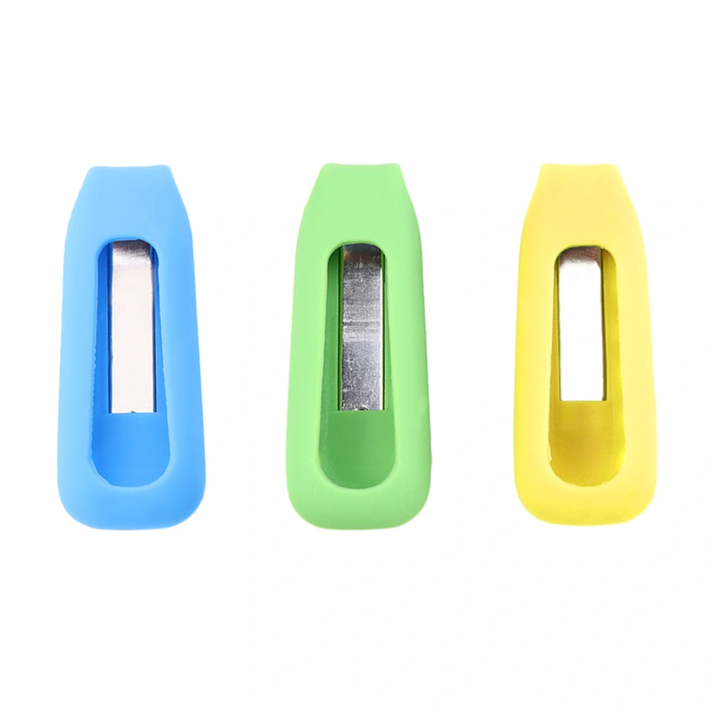 3pcs Pedometer Silicone Clips Colorful Wireless Activity Plus Sleep Replacement Clips Holder for Fitbit One