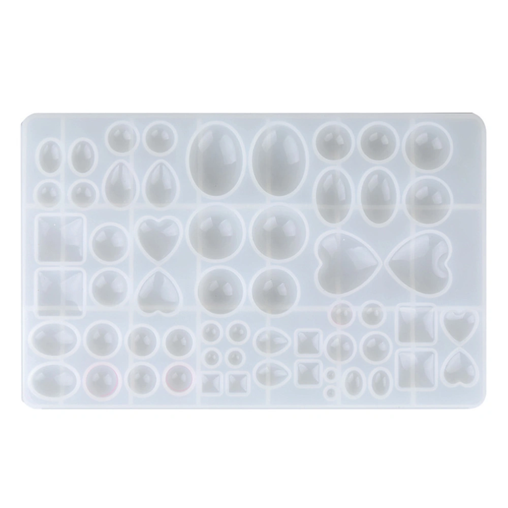 Silicone Crystal Patch Mold Resin Pendant Mould Jewellery Molds for DIY Jewelry Craft Making