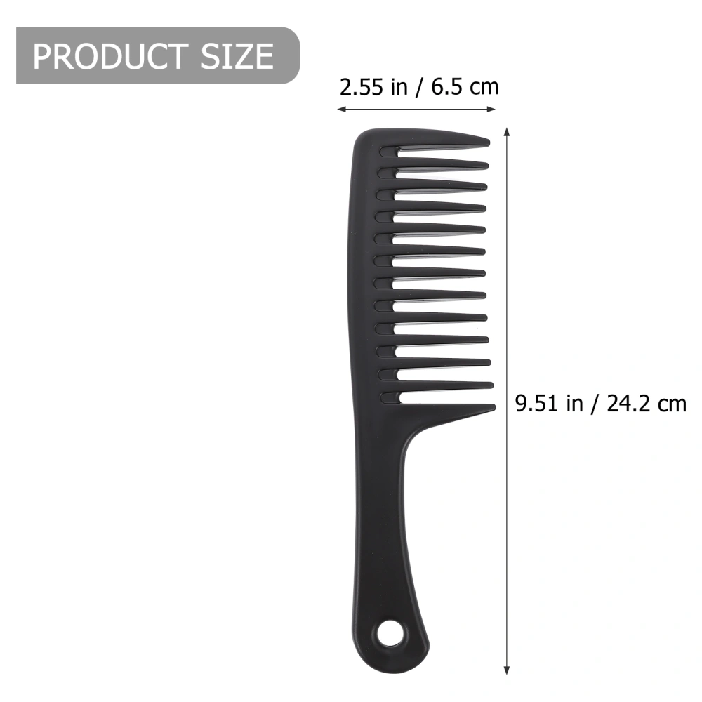 3pcs Hairdressing Comb Wide Tooth Comb Smooth Hair Comb Hair Stylish Comb