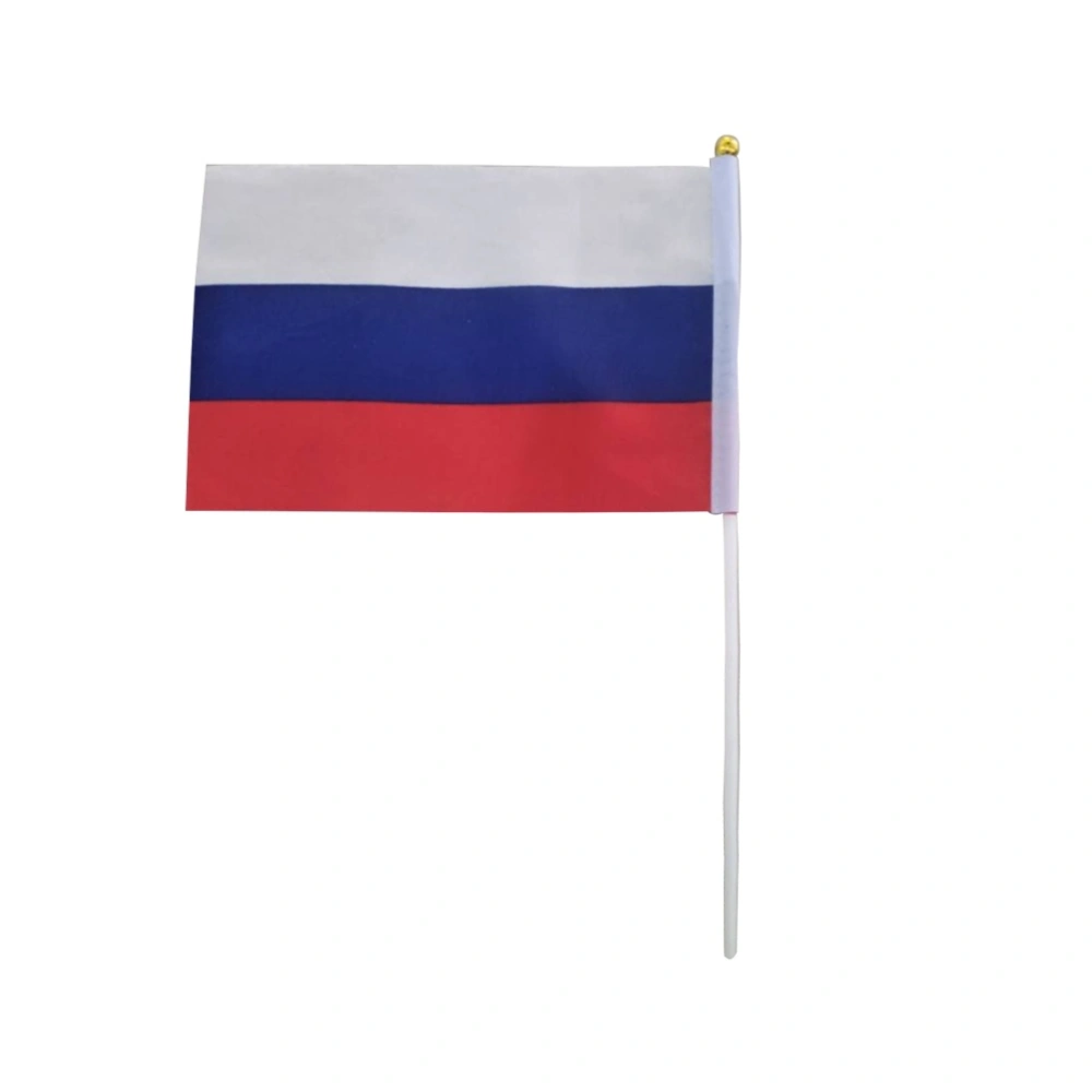 5 Pcs Hand Waving Flag Russia National Hand Flags