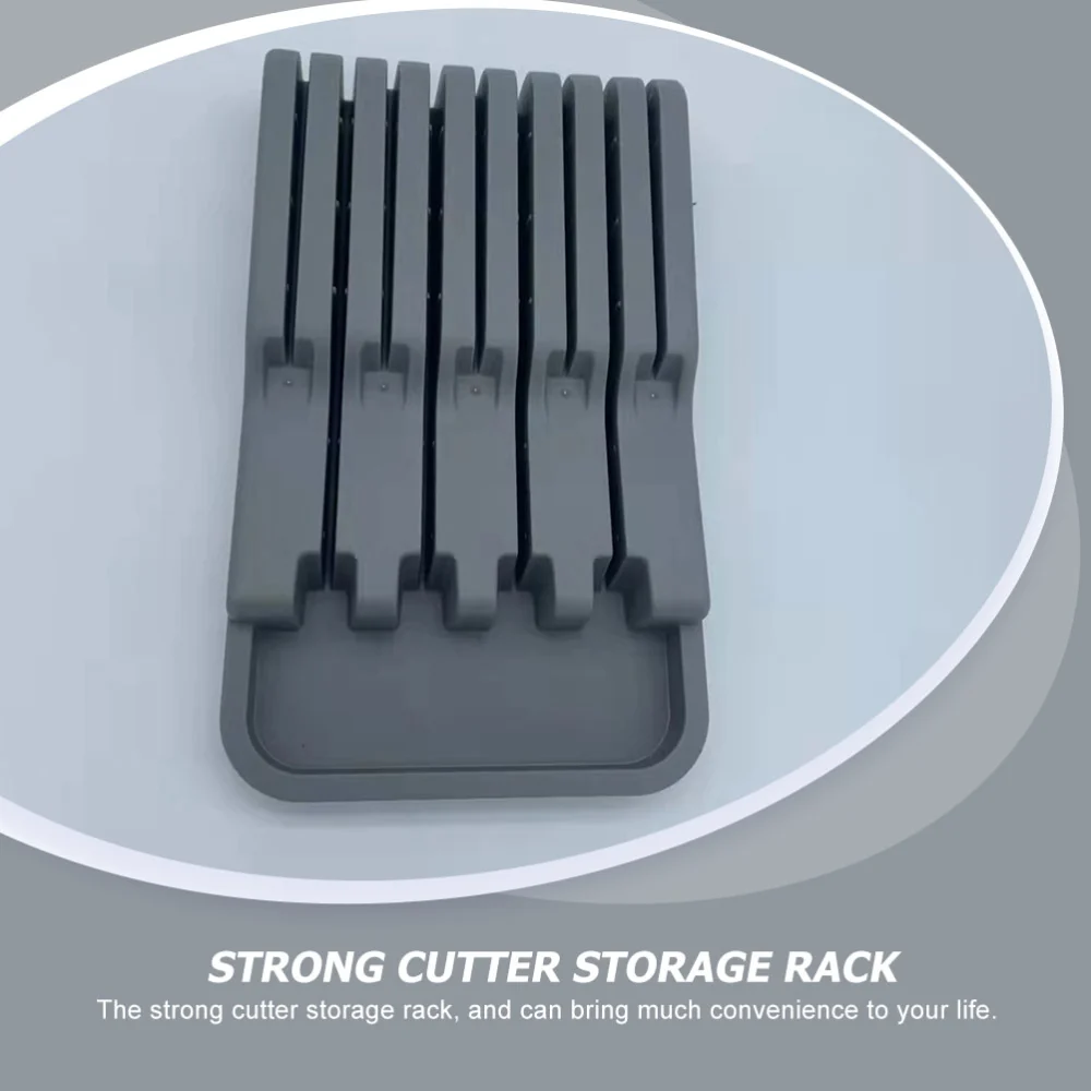 Household Cutter Storage Rack Plastic Cutter Holder Cutter Draining Rack