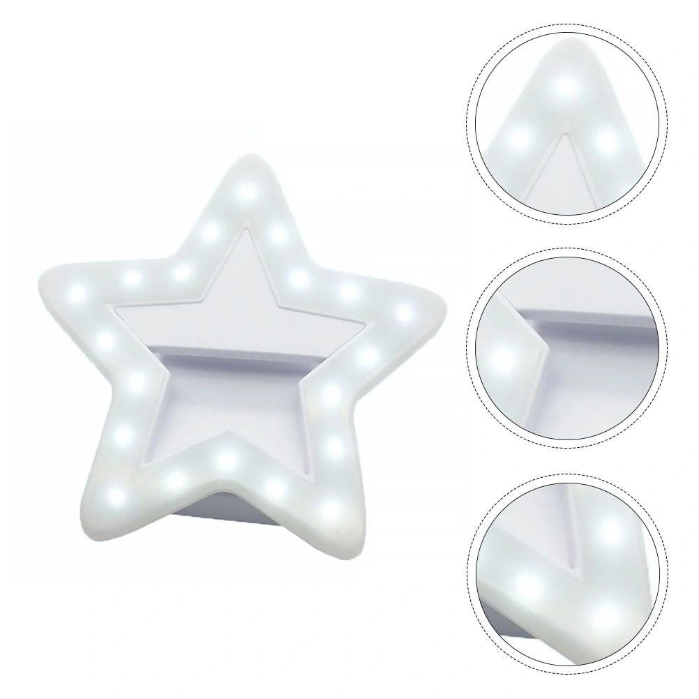 1Pc Fill Light Live Broadcast Photography Light Mini Selfie LED Light (White)