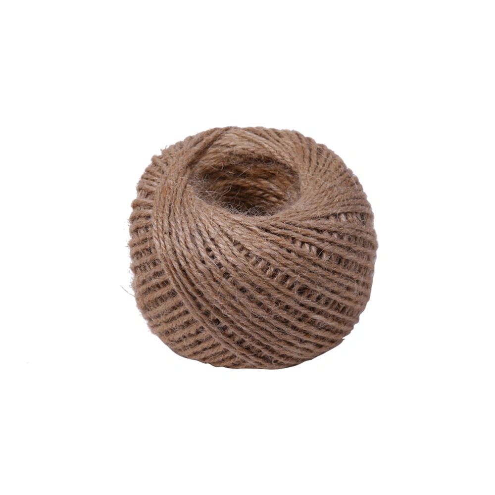 Roll of Jute Twine Jute String 3 Ply Jute Rope for Floristry Gifts DIY Arts & Crafts Decoration Bundling 120m * 1.8mm