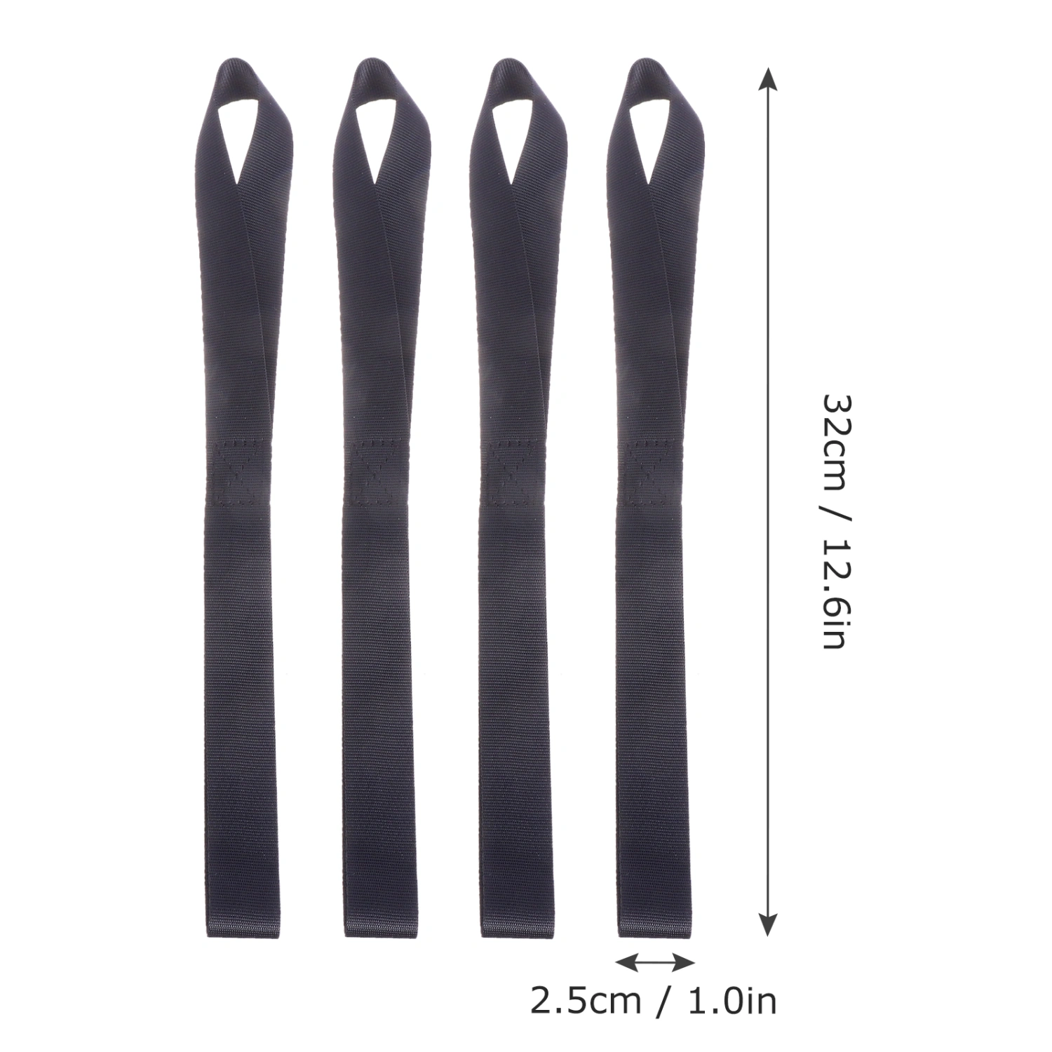 8 Pcs Car Tie Downs Rope Straps Luggage Bandage Loops Hauling Belt Strap