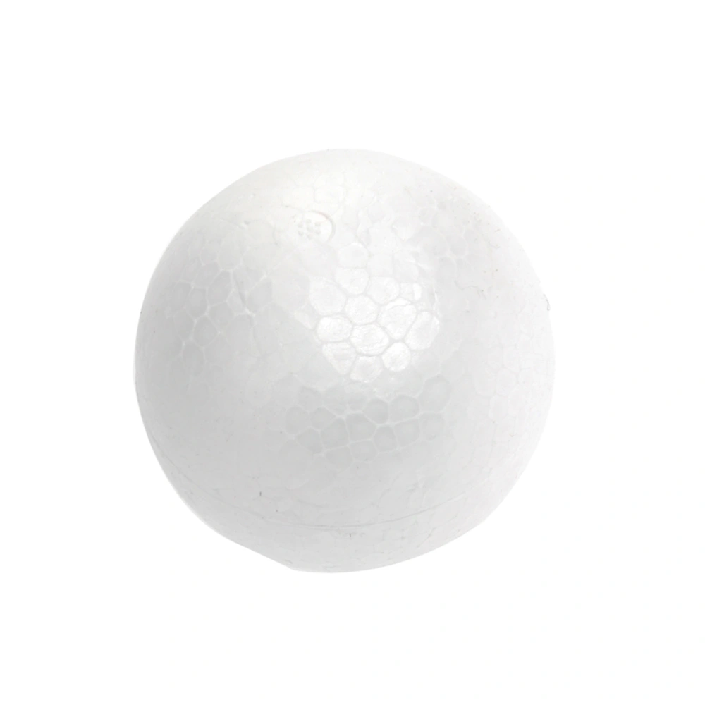 12cm Christmas Decoration Modelling Craft Polystyrene Ball Sphere (White)