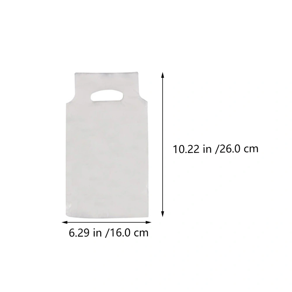 200Pcs Drinking Take-away Bag Plastic Packaging Bags Transparent Juice Drink Pouch