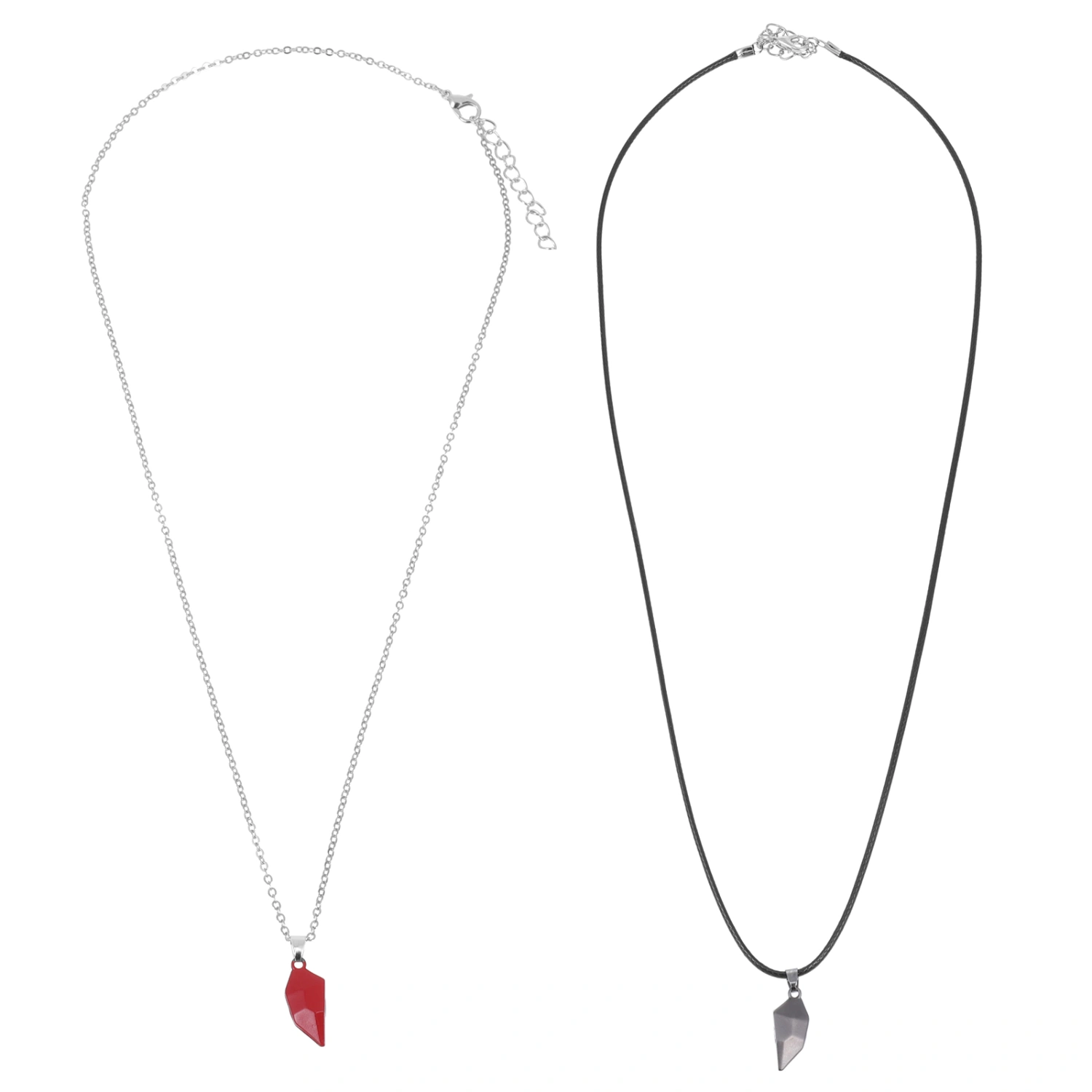 1 Pair Heart Shaped Lover Necklaces Splicing Necklaces Heart Puzzle Necklaces