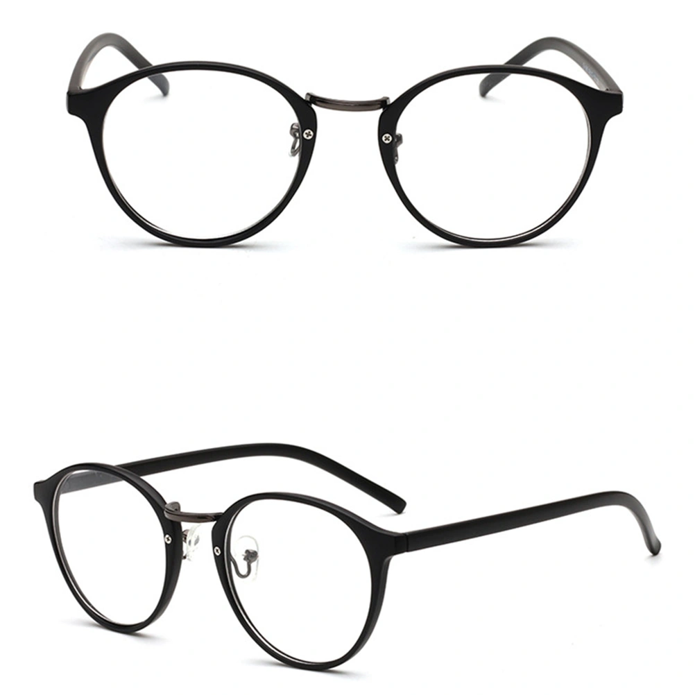Ultra-light Vintage Round Clear Lens Glasses C5