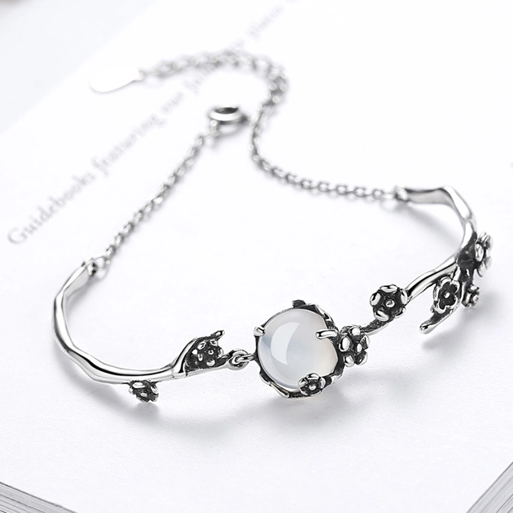 Moon Shadow Plum Blossom Bracelet Trendy Bracelets Bangles For Women Girlfriend Gift