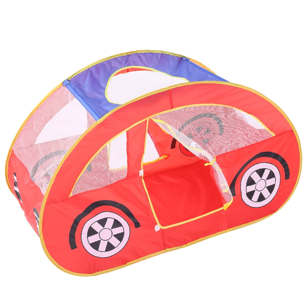 Children Red Mesh Car Game House Portable Kids Tent Indoor Castle Foldable Tent Ocean Ball Pool