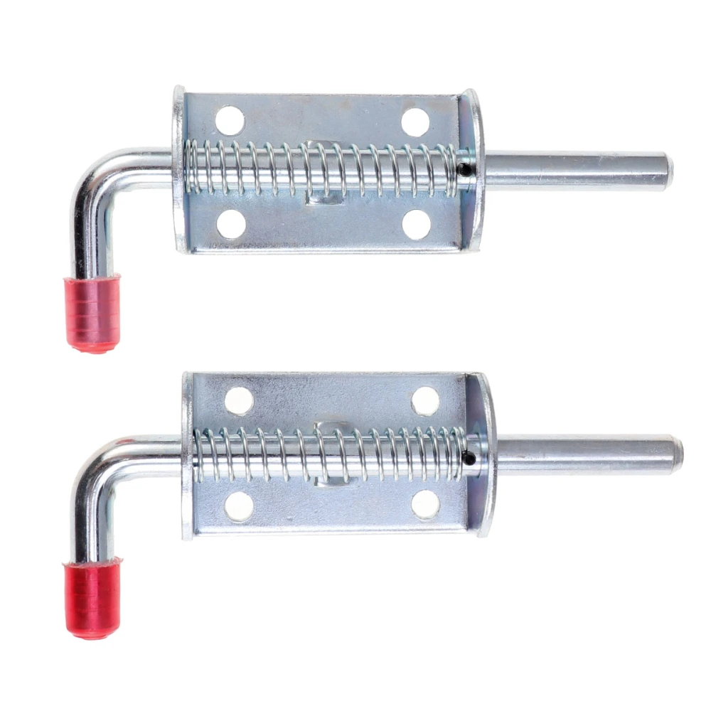 2pcs DIY Airplane Boat Model Tailgate Latch Fastener Lock Stainless Steel Iron Spring Pin Latch Lock Assembly for Utility Trailer Gate