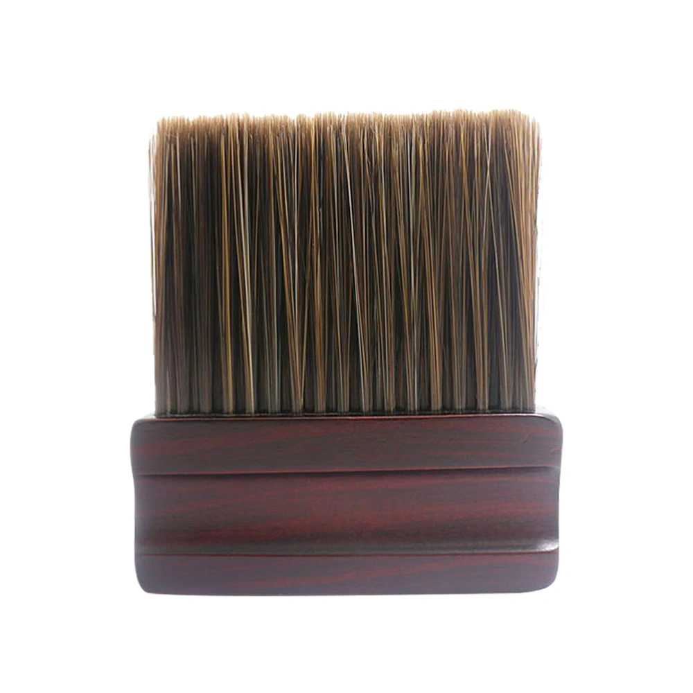 Barber Salon Neck Duster Brush Wooden Hair Removal Brush Broken Hair Brush