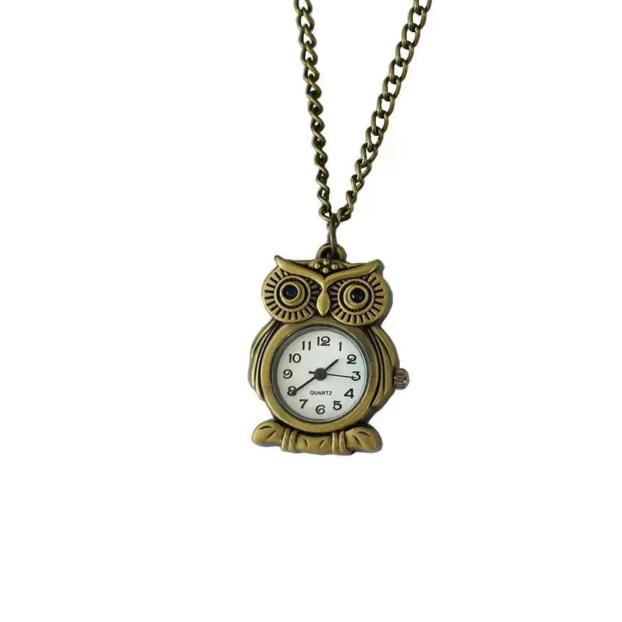 Pocket Watch Vintage Pocket Watch Unisex Pocket Owl Digital Pocket Watch Decorative Watch