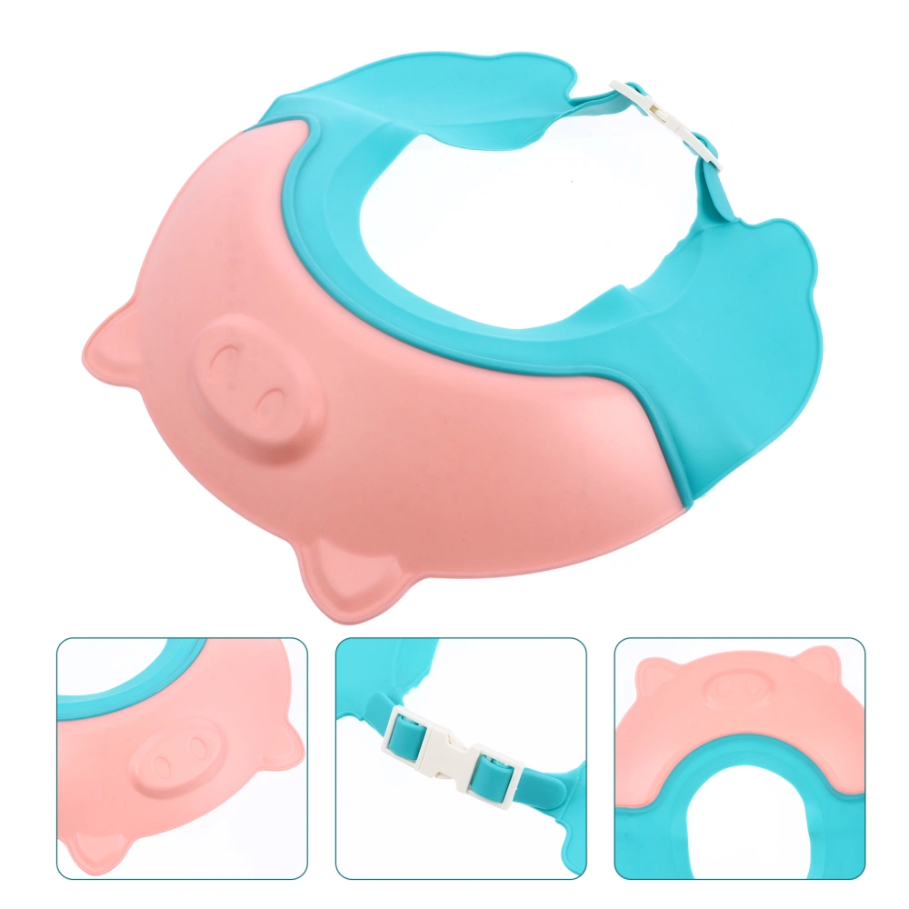 1Pc Baby Shower Pig Hair Washing Children Ear Protector Bathing Hat