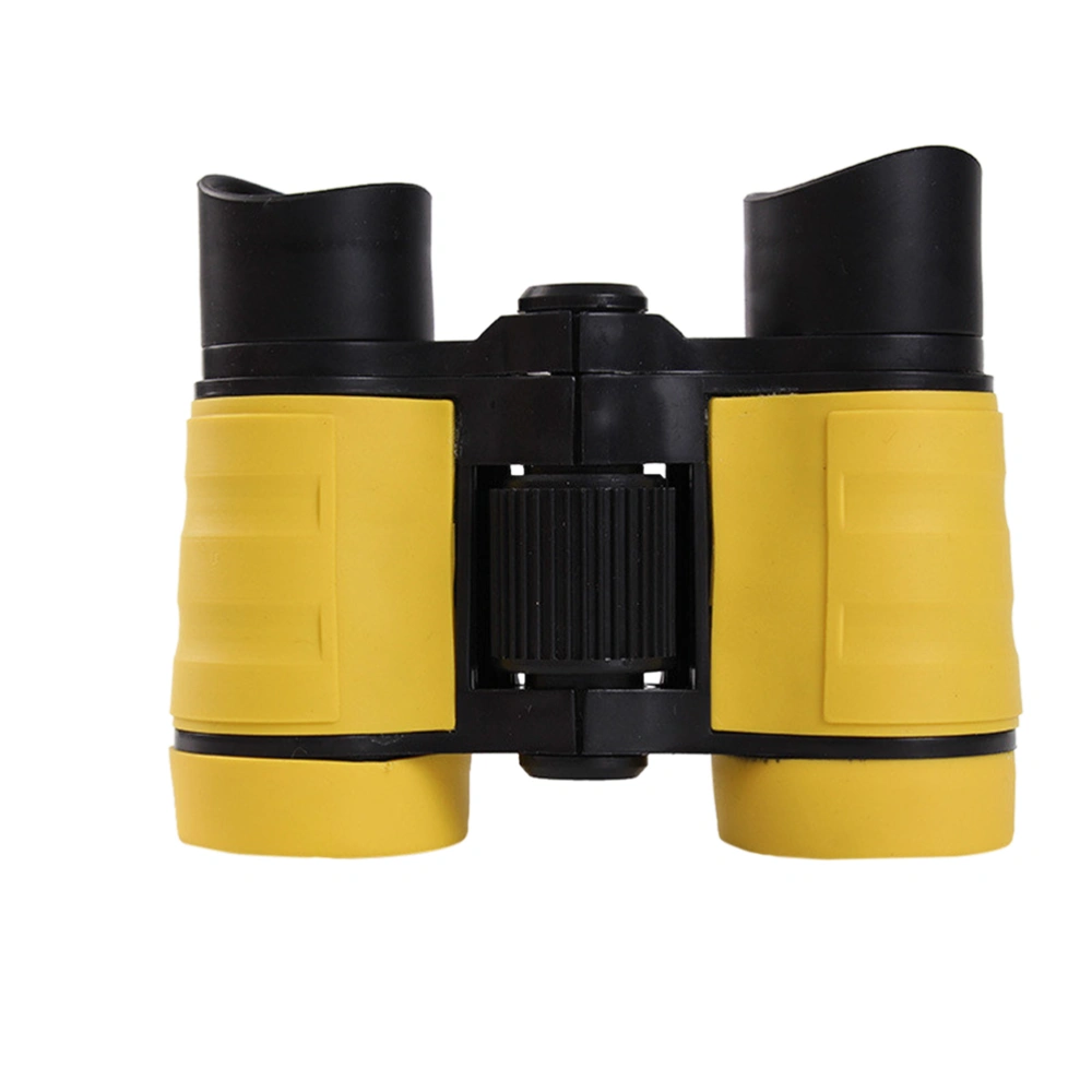 Kids Binoculars Telescope Set for Observing Educational Learning(Yellow)