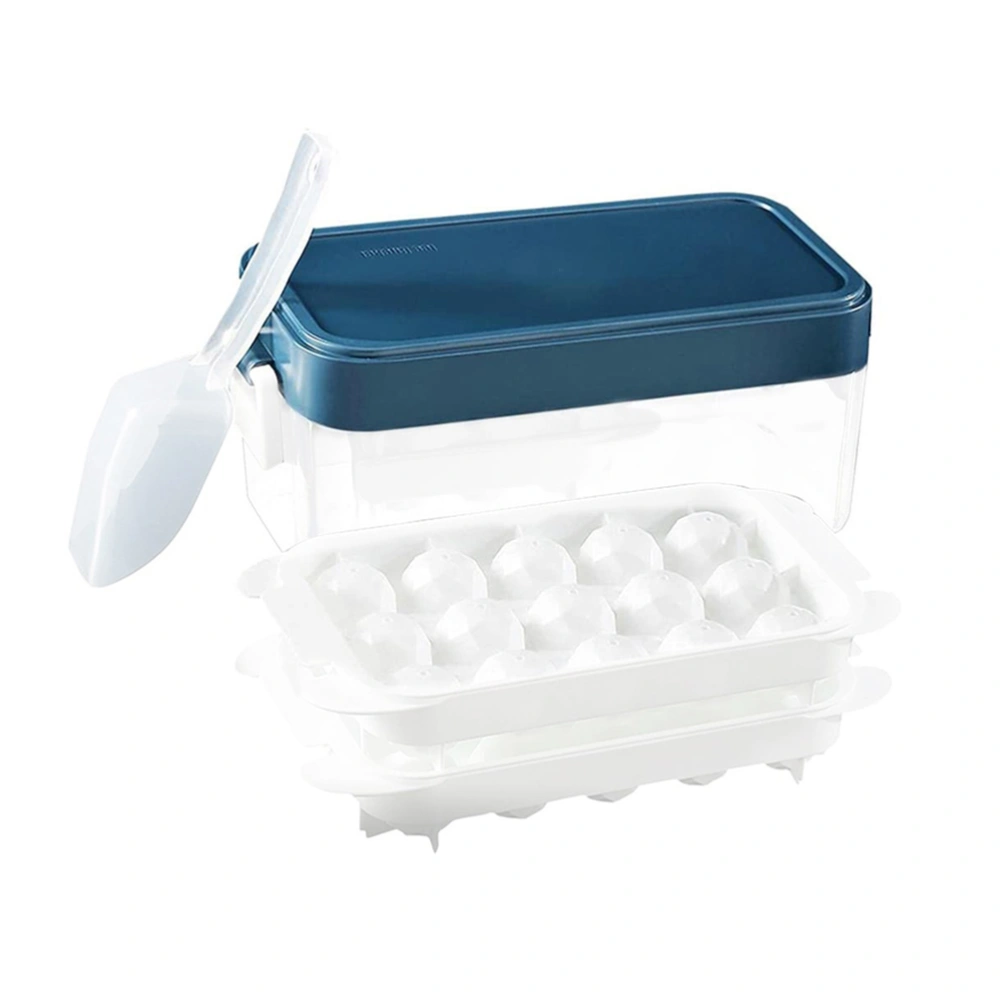 1 Set Ice Cube Trays Ice Cube Molds Ice Cuber Popsicle Makers (Sky-blue)