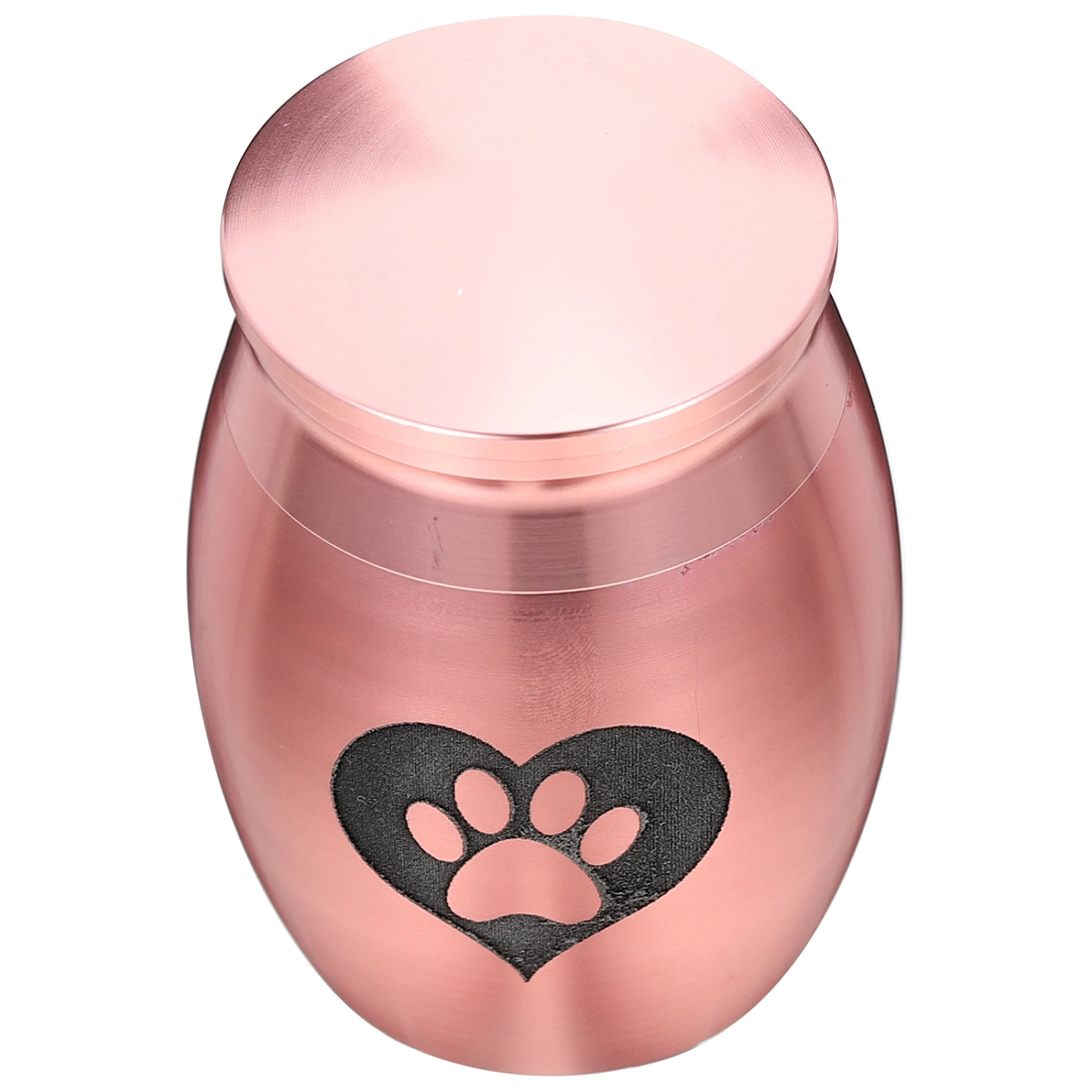 Lovely Pattern Dog Urn Delicate Cat Urn Stainless Steel Cremation Urn Pet Accessory