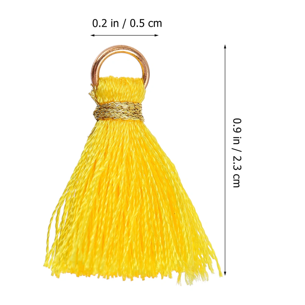 50pcs Keychain Tassel DIY Tassels Pendants Tassel Charms Accessories for DIY Projects