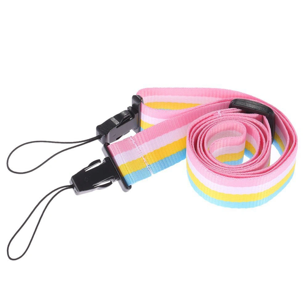 Digital Camera Strap Camera Cotton Canvas Neck Shoulder Belt Strap (Rainbow Color)