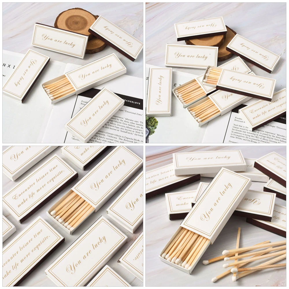 10 boxes of Wooden Matchsticks Match Stick Present Wedding Gift Candle Matches