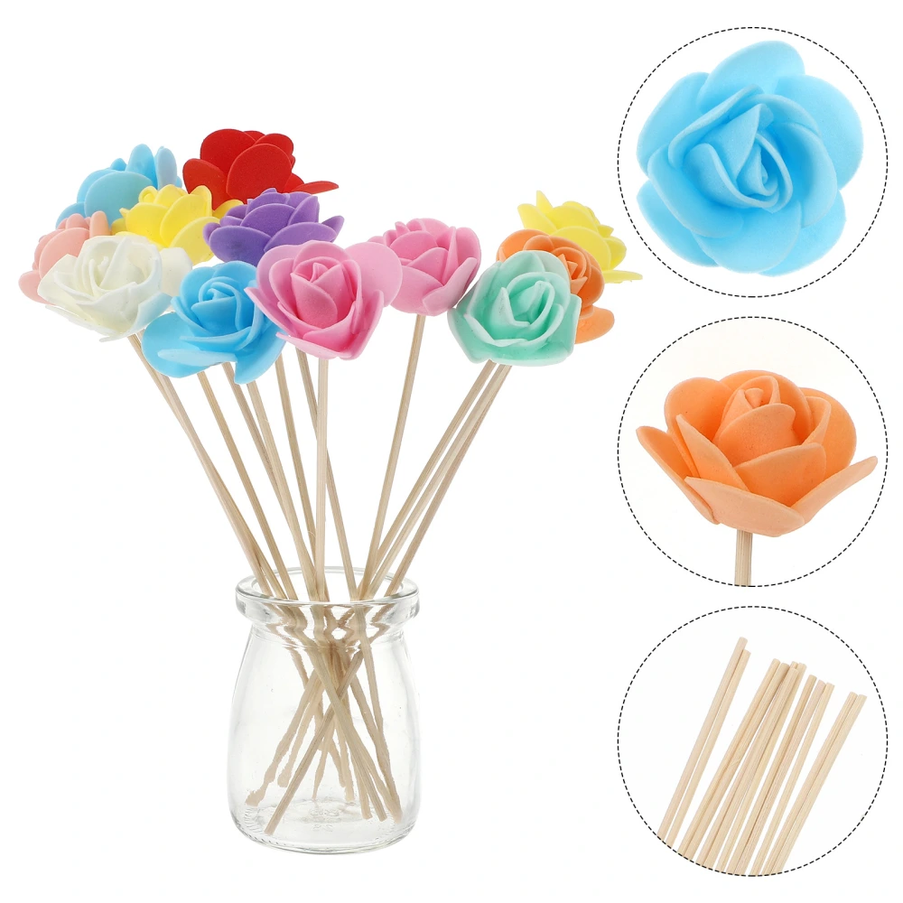 Aromatherapy Accessories Colorful Aromatherapy Flowers Rattan Rods (Mixed Color)