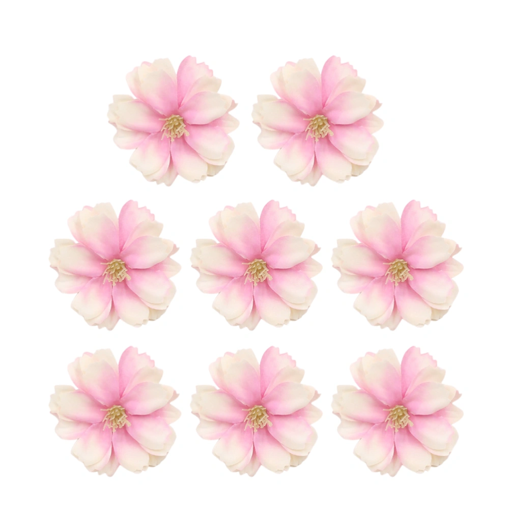 50pcs Simulation Plum Blossoms DIY Flower Adornments Handmade Crafts Ornaments Handicraft Decorative Supplies Lavender