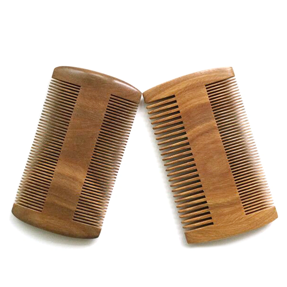 Sandalwood Beard Comb 10cm Dual Side Wooden Comb Fine Teeth Hair Comb