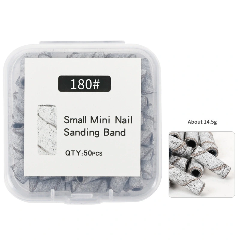 50pcs Sanding Bands Nail Drill Bit Sanding Bands Manicure Sanding Bands Nail Art Supplies