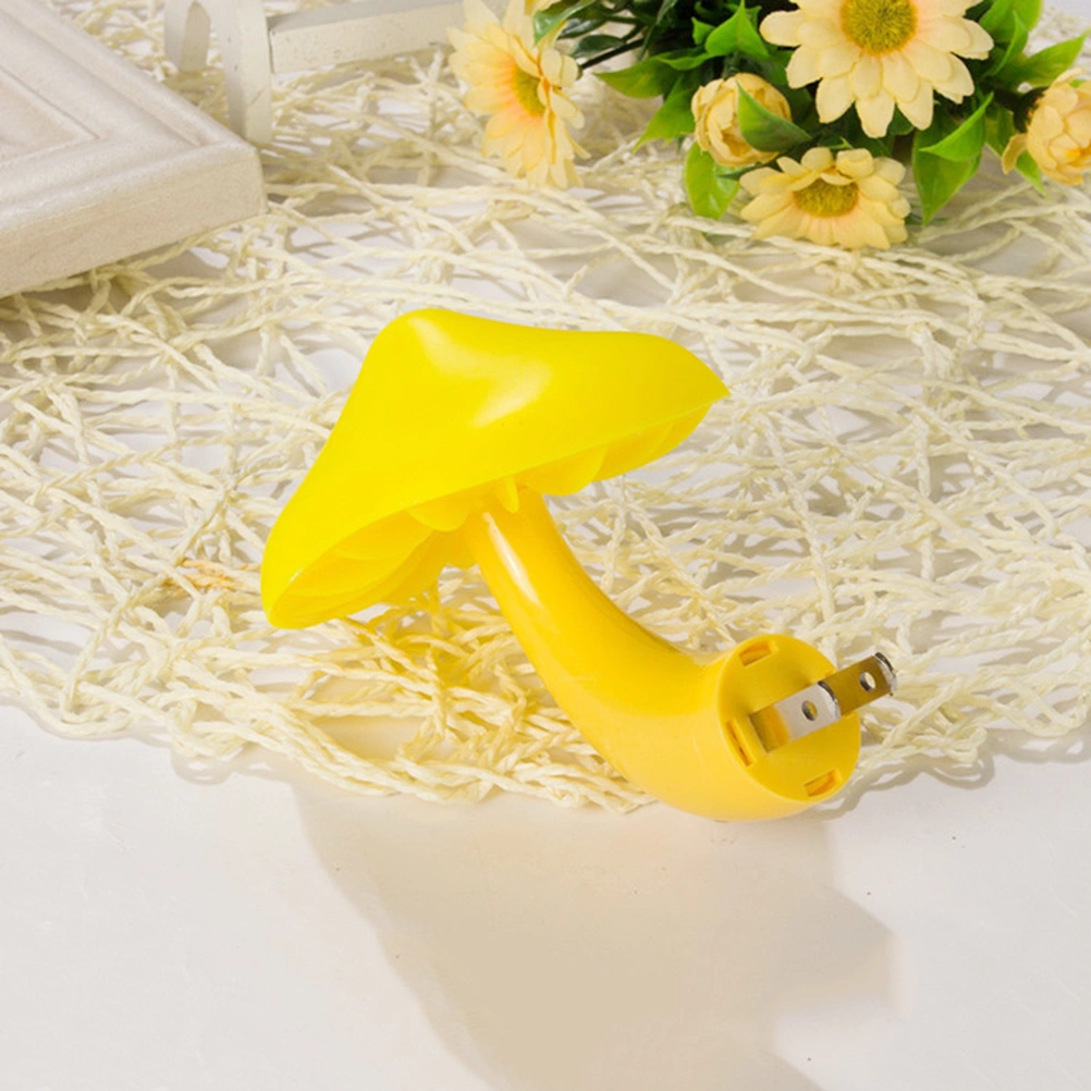 Mushroom Sensor Night Light LED Plug-in Lights Lamp Turn on/off Dusk to Dawn for Kids Bedroom Bathroom Hallway Kitchen with US Plug