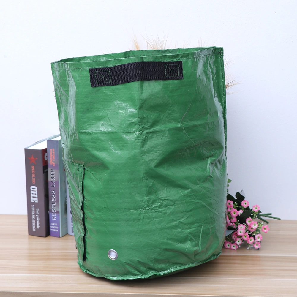 4pcs Potato Grow Bag Garden Vegetables Planter Bags with Flap and Handles Heavy Duty Suitable for Potato Carrot Tomato Onion (Green)